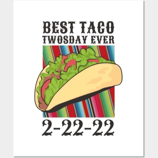 Best Taco Twosday Ever T Posters and Art